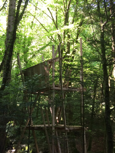 Photographie intitulée "Cabane" par Camille R., Œuvre d'art originale, Photographie non manipulée