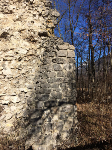 Photographie intitulée "Le profil de la tour" par Camille R., Œuvre d'art originale, Photographie non manipulée