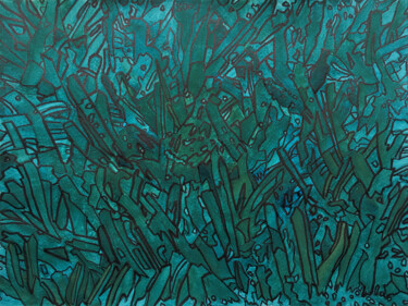 Drawing titled "Herbes folles" by Camille Rouschmeyer, Original Artwork, Marker
