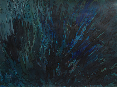 Tekening getiteld "Non loin des abysses" door Camille Rouschmeyer, Origineel Kunstwerk, Acryl