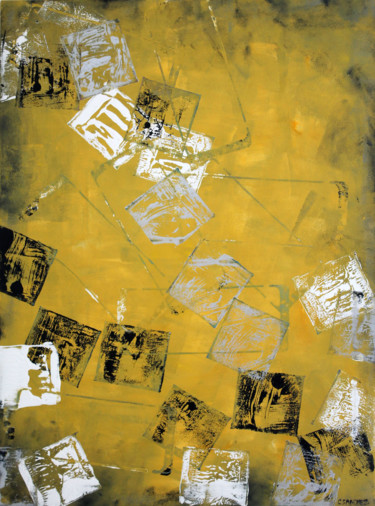 Pittura intitolato "Cubes" da Camille Sanchez, Opera d'arte originale, Acrilico