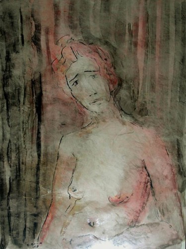 Malerei mit dem Titel "Agape" von Cam Brivio, Original-Kunstwerk, Öl