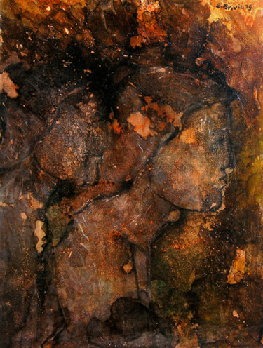 Pittura intitolato "Materia" da Cam Brivio, Opera d'arte originale, Olio