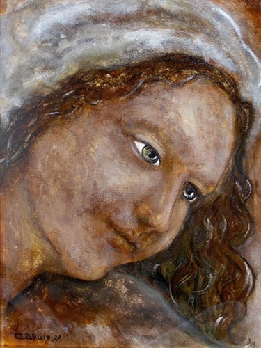Pittura intitolato "Anna" da Cam Brivio, Opera d'arte originale, Olio