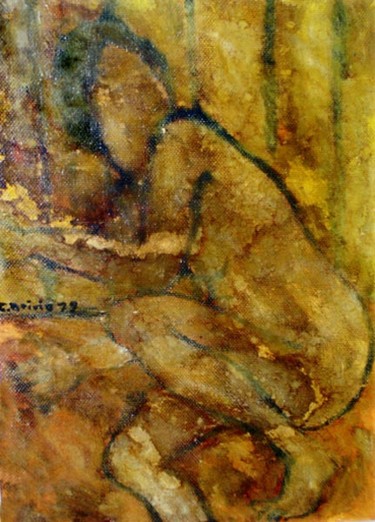 Malerei mit dem Titel "Figura" von Cam Brivio, Original-Kunstwerk, Öl