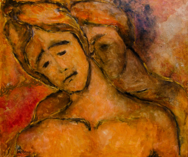 Pittura intitolato "Anima" da Cam Brivio, Opera d'arte originale, Olio