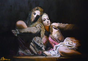 Pittura intitolato "Fiaba" da Cam Brivio, Opera d'arte originale, Olio