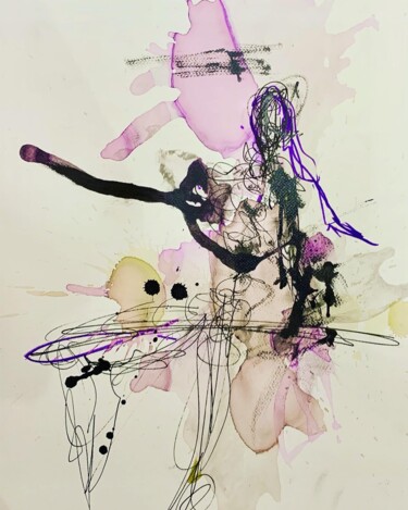 Dessin intitulée "The Noose" par Camilo Rivera, Œuvre d'art originale, Encre