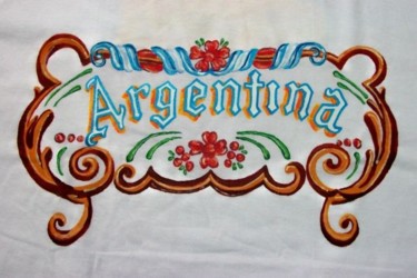 Artesanato intitulada "argentina" por Javier Rebellato, Obras de arte originais