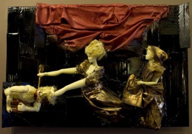 Peinture intitulée "Judith décapitant H…" par Philippe Camoisson, Œuvre d'art originale