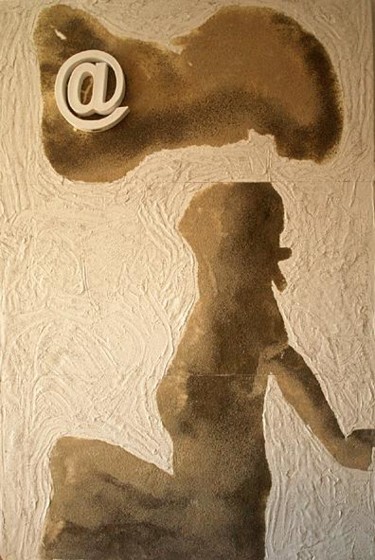 Peinture intitulée "Projection Aphrodite" par Cams, Œuvre d'art originale, Huile