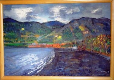 Painting titled "Pucon- Chile- Camus…" by Camusartist, Original Artwork, Oil