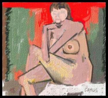 Arte digital titulada "Mujer- Modelo 98" por Camusartist, Obra de arte original