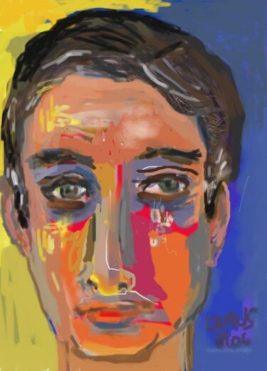 Arte digitale intitolato "Portraite- Artist" da Camusartist, Opera d'arte originale