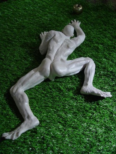 Sculpture intitulée "l'avarice" par Fabien Camuset, Œuvre d'art originale, Céramique