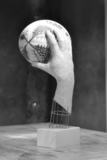Sculpture titled "Rugby..." by L'Atelier De Cana, Original Artwork, Plaster