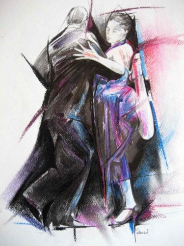 Pittura intitolato "Tango 2" da La Musa Malandrina, Opera d'arte originale