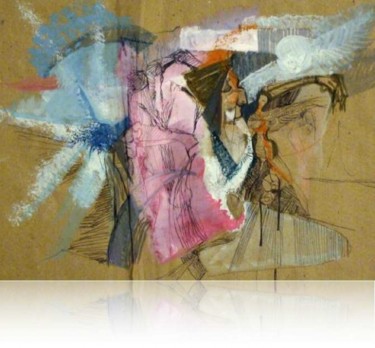 Pittura intitolato "La danza delle ombre" da La Musa Malandrina, Opera d'arte originale