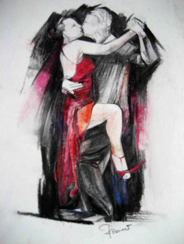 Pittura intitolato "Tango 6" da La Musa Malandrina, Opera d'arte originale
