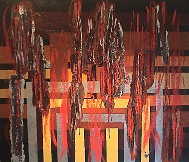 Peinture intitulée "Prison dorée" par Candell, Œuvre d'art originale