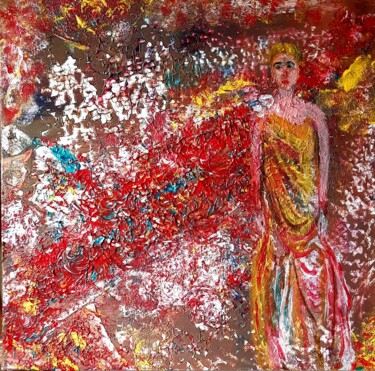 Pittura intitolato "MATIERE ET APPARENCE" da Maryse Houppilliart, Opera d'arte originale, Acrilico Montato su Telaio per bar…