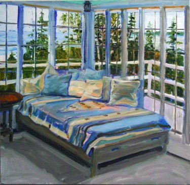 Painting titled "Porch III" by Candy Barr, Original Artwork