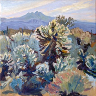 Painting titled "Four Peaks" by Candy Barr, Original Artwork