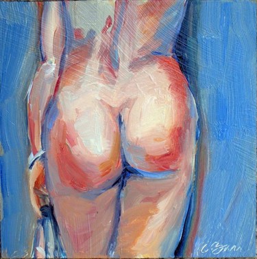 Painting titled "Rear View" by Candy Barr, Original Artwork
