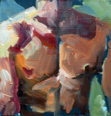 Painting titled "Male Pecs" by Candy Barr, Original Artwork, Oil