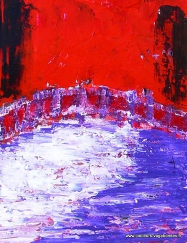 Painting titled "Rêverie" by Nonna, Original Artwork