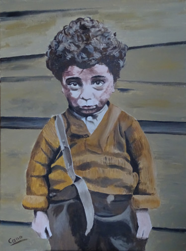 Painting titled ""Unhealthy Tenement…" by Cano, Original Artwork, Acrylic