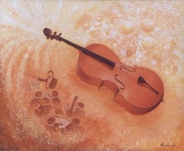 Malarstwo zatytułowany „Sinfonia” autorstwa Chantal Moisy (ChanTou), Oryginalna praca, Akryl