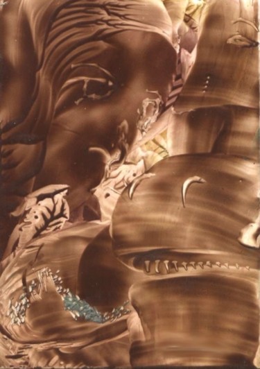 Pittura intitolato "Cire_41" da Chantal Moisy (ChanTou), Opera d'arte originale
