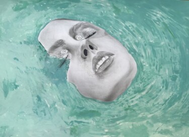 Tekening getiteld "Dream of Water" door Cansu Kam, Origineel Kunstwerk, Potlood