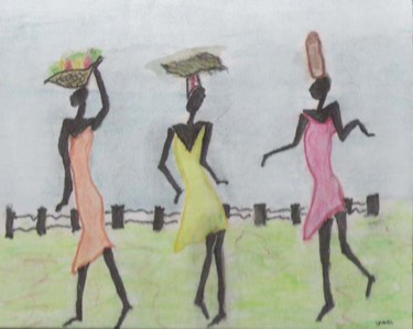 Drawing titled "the parade" by Capecolours, Original Artwork