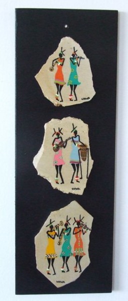 Painting titled "3 Musicians 002" by Capecolours, Original Artwork