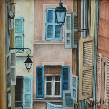 Peinture intitulée "Rue du Panier à Mar…" par Henri Capell, Œuvre d'art originale