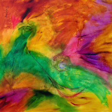 Le Pan - The Flap Peinture intitulée "Le Pan - The Flap" par Cappone, Œuvre d'art originale, Huile Monté sur Châssis en bois