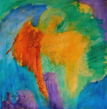 L'Ange de Mer - Sea's Angel Peinture intitulée "L'Ange de Mer - Sea…" par Cappone, Œuvre d'art originale, Huile Monté sur Châssis en bois