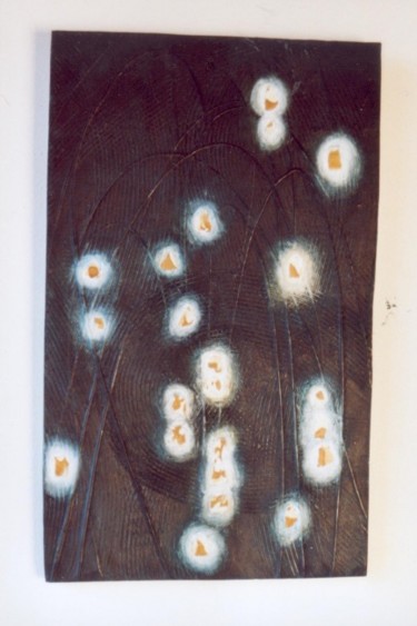Collages intitulée "Bal des lucioles" par Bruno Capredon, Œuvre d'art originale