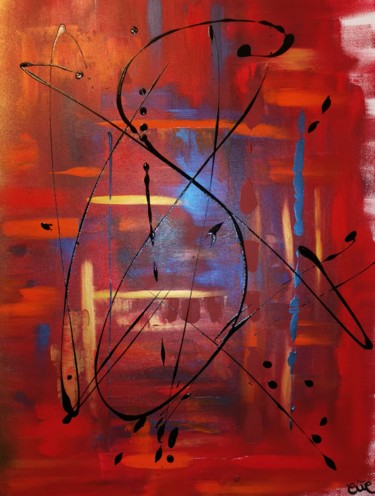 Malerei mit dem Titel "Infinity" von Caprie Guescon, Original-Kunstwerk, Acryl