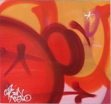 Painting titled "Throwie Street 2020" by Captain Niglo, Original Artwork, Spray paint