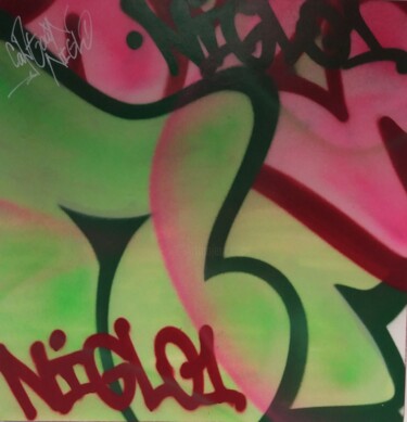 Painting titled "Throwie Street" by Captain Niglo, Original Artwork, Spray paint