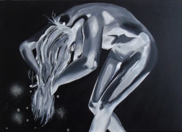 Painting titled "Free woman" by Cara India, Original Artwork, Acrylic