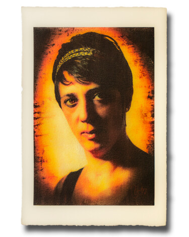 Estampas & grabados titulada "Joséphine" por Carcam, Obra de arte original, Tinta
