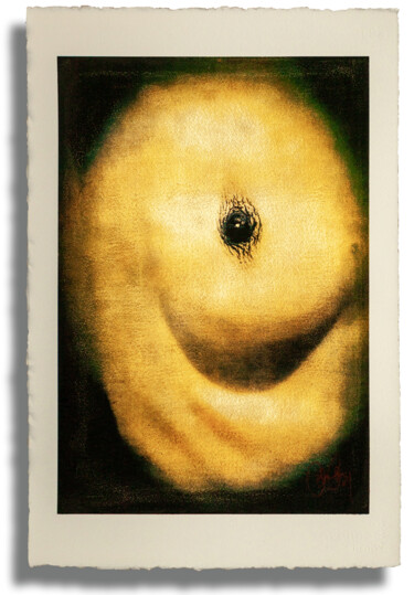 Отпечатки и Гравюры под названием "crater, eris" - Carcam, Подлинное произведение искусства, Чернила