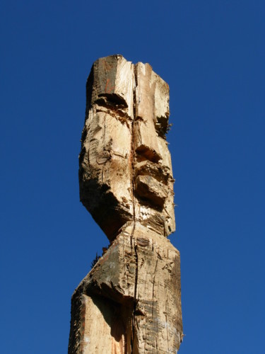 Sculpture intitulée "Homme debout" par Pierre Carcauzon, Œuvre d'art originale