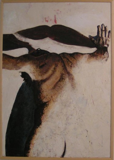 Pittura intitolato "perquisizioni" da Andrea Cardia, Opera d'arte originale