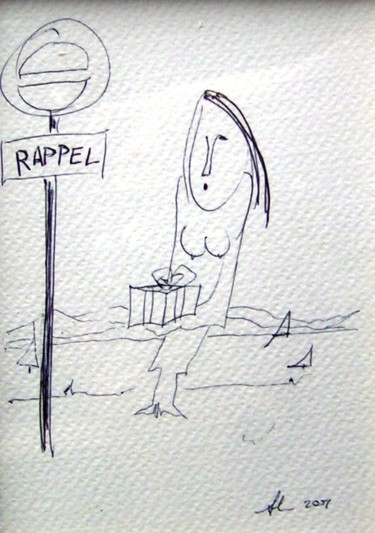 Pittura intitolato "rappel-3.jpg" da Andrea Cardia, Opera d'arte originale