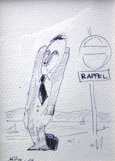 Painting titled "rappel.jpg" by Andrea Cardia, Original Artwork